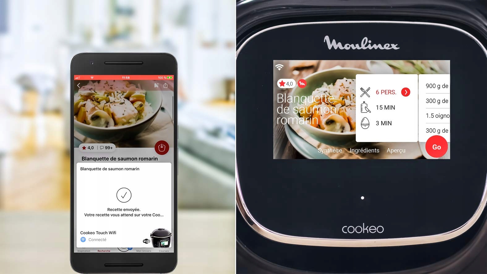 MOULINEX Cookeo Touch Multicooker Inteligentny Szybkowar WiFi Czarny — miniatura 5