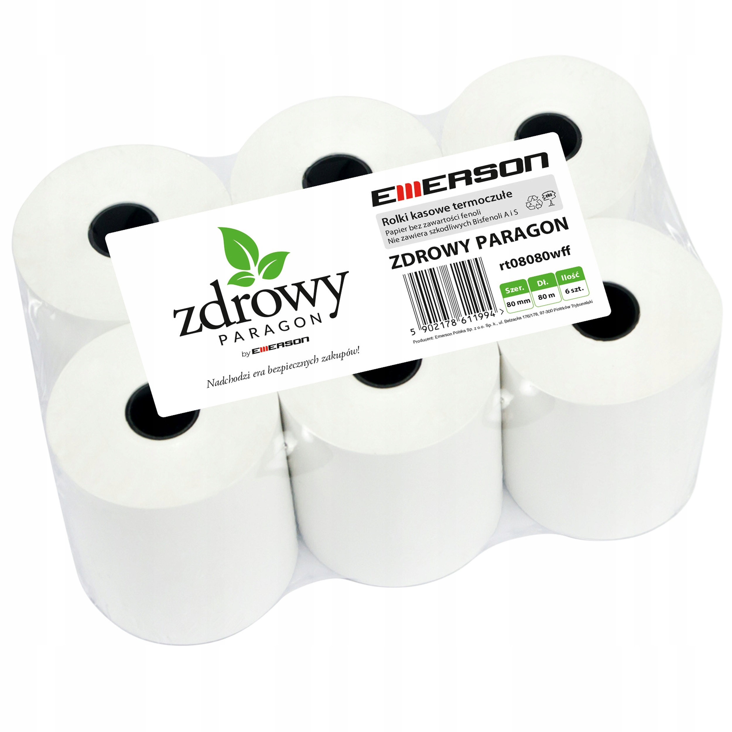 

Rolki Termiczne Zdrowy Paragon Emerson 80X80 6szt