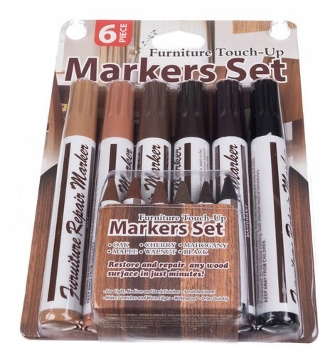 

Zestaw Do Naprawy Mebli/Paneli Markery 6szt.