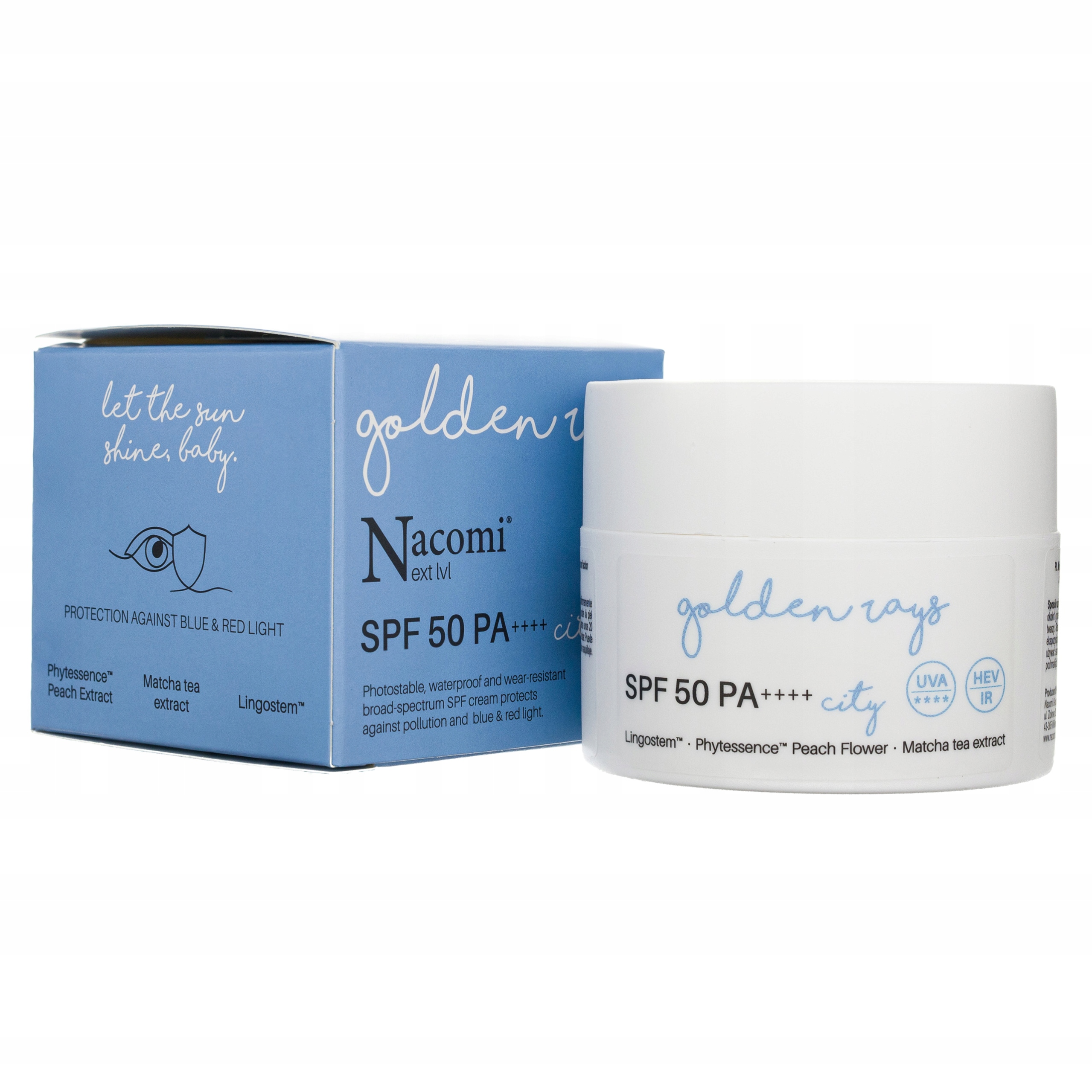 

Nacomi Next Level Krem do twarzy SPF50 Uv City