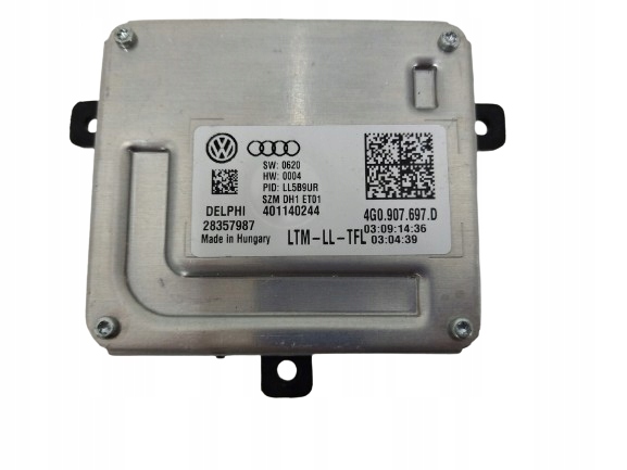 4G0907697D PRZETWORNICA MODUŁ LED VW AUDI