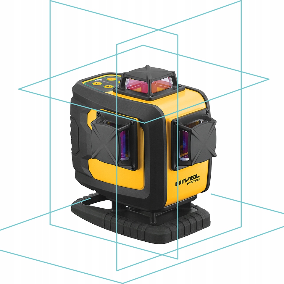 NIVEL SYSTEM CL4D-B BT LASER KRZYŻOWY 4X360 ST+TYC Zasilanie akumulatorowe