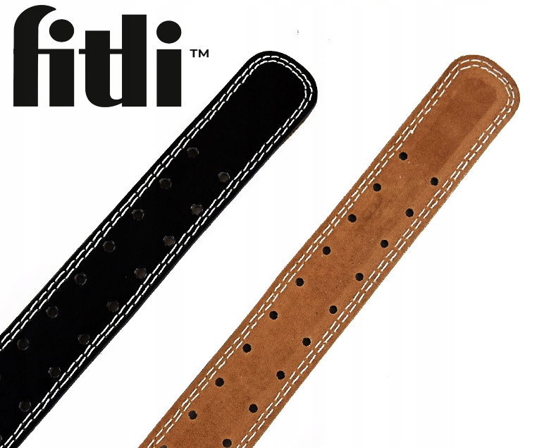 PAS LĘDŹWIOWY KULTURYSTYCZNY Treningowy DO PODNOSZENIA CIĘŻARÓW NA SIŁOWNIĘ Marka Fitli