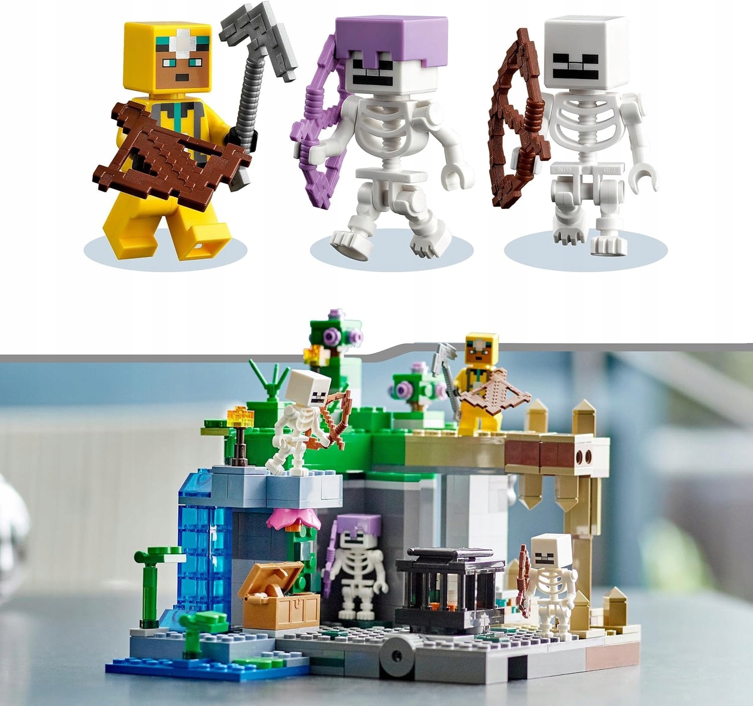 LEGO MINECRAFT 21189 LOCH SZKIELETÓW ZABAWKA IDEALNA POD CHOINKĘ Numer produktu 21189