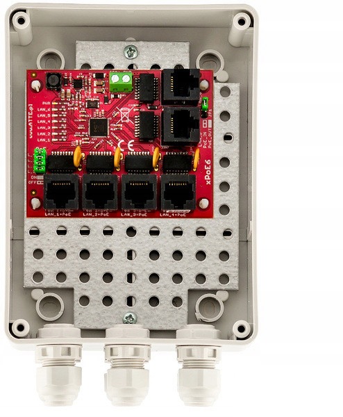 Switch 6-PORTOVÝ Poe Atte xPoE-6-11-S2 (vonkajší)
