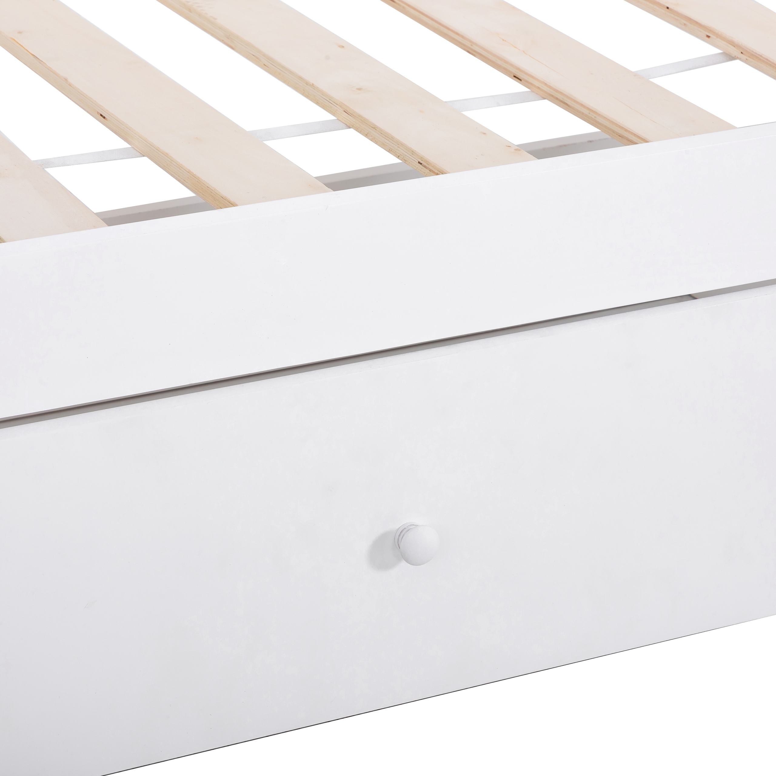 Łóżko pojedyncze z litego drewna z szufladą 90*200cm Kolekcja bed