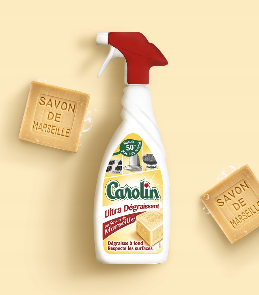 

Carolin spray uniwersalny mydło marsylskie 650ml