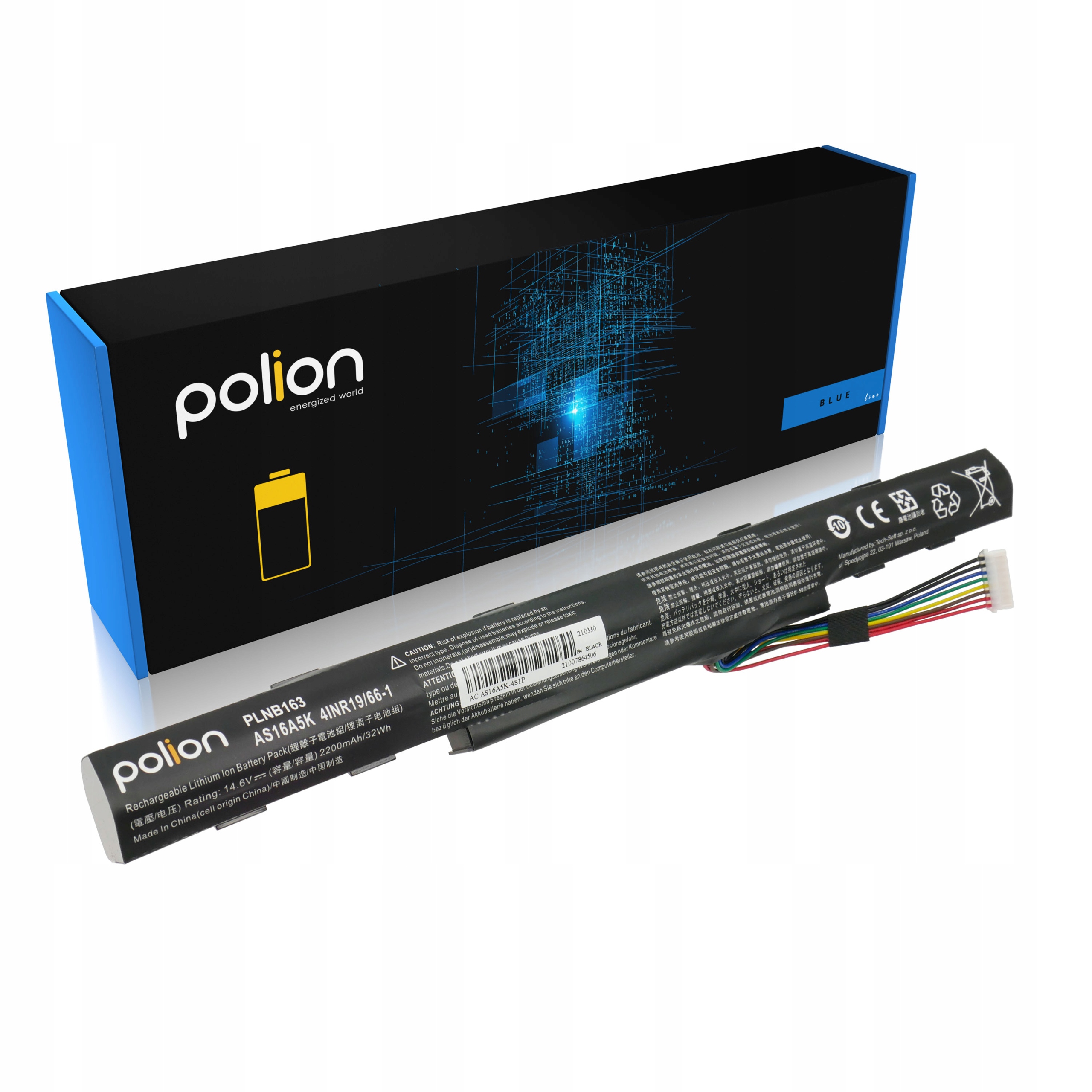 

Bateria AS16A5K AS16A7K AS16A8K do Laptopów Acer