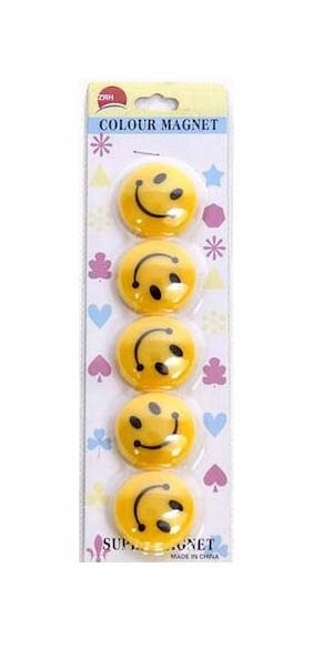 

Ozdoba Magnesy Emotikony Zestaw 5 magnesów emoji