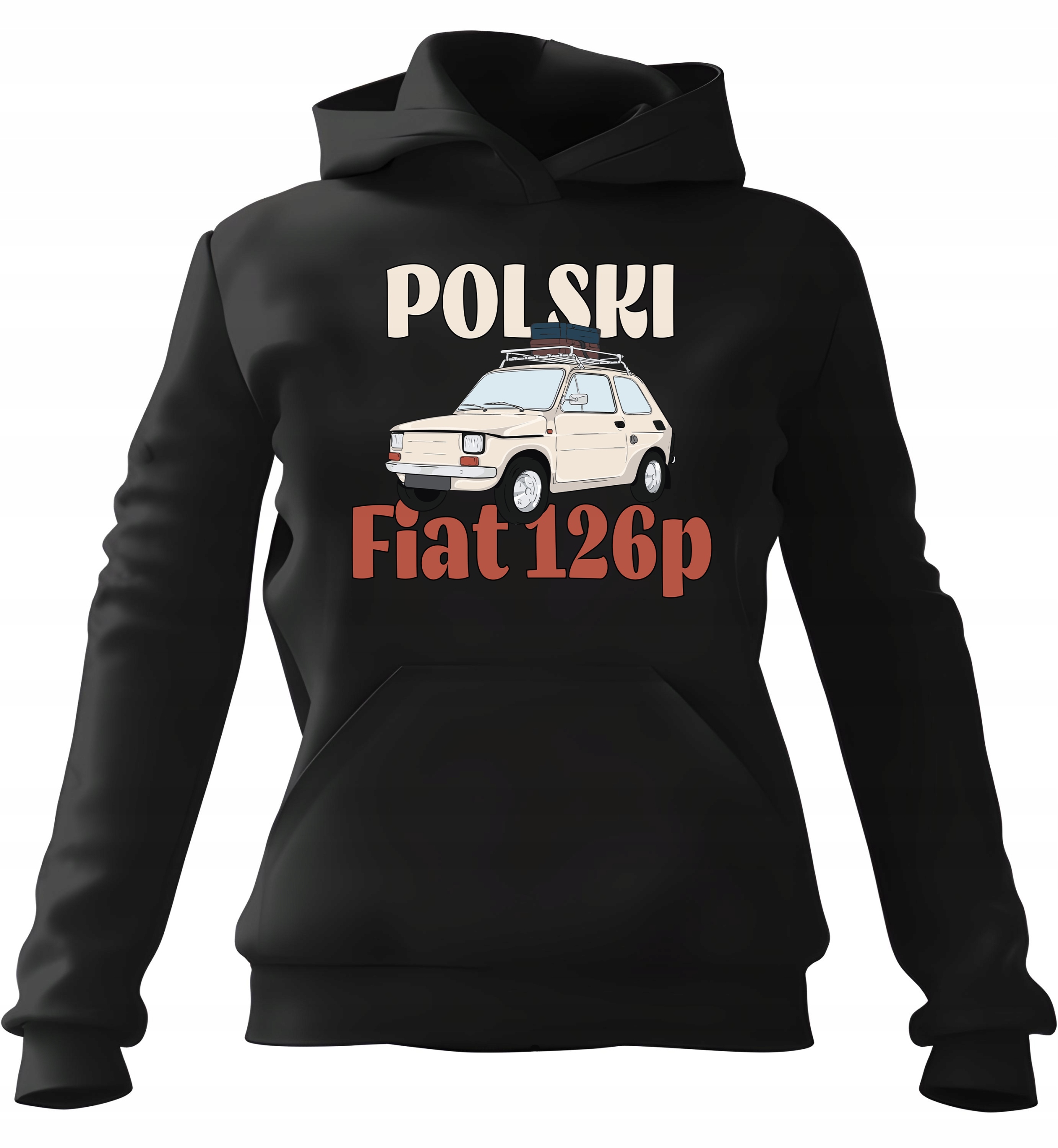 Dámská s kapucí Mikina Polský 126p Černá L Prl Work 70. léta 80. léta 90. léta