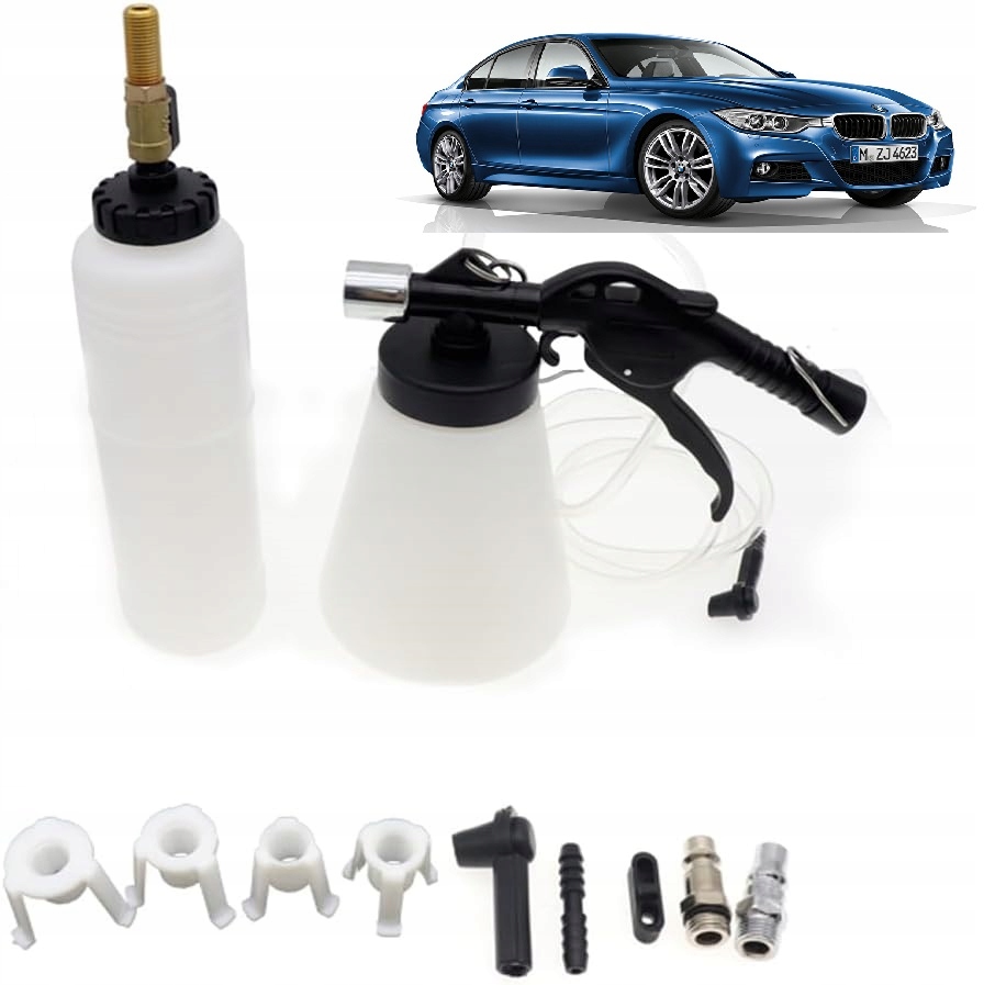 Zestaw do Odpowietrzania Hamulców Wymiany Płynu Hamulcowego Wysysarka