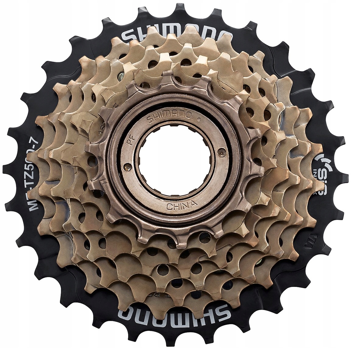 Wolnobieg Shimano 7-RZĘDOWY MF-TZ50 14-28 Brązowy