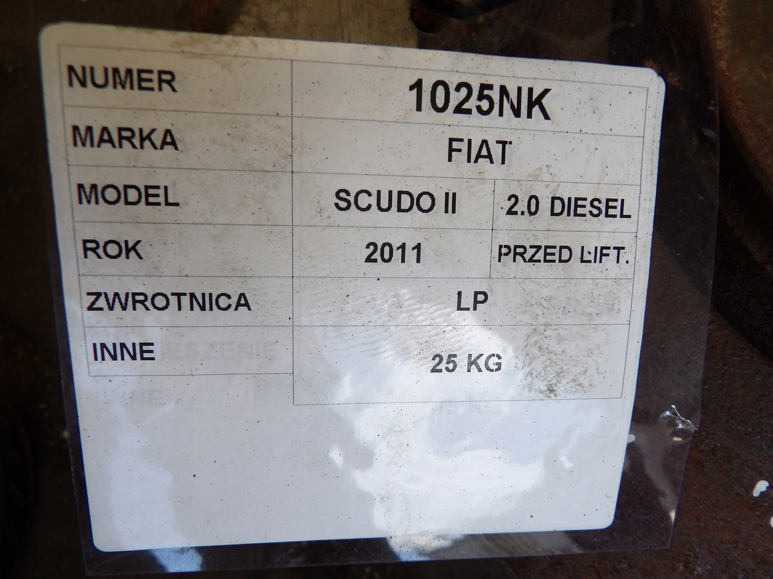 Fiat Scudo II swing front left
