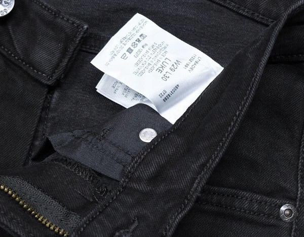 LEE LUKE PITCH BLACK jeansy rurki W30 L34 Model LUKE