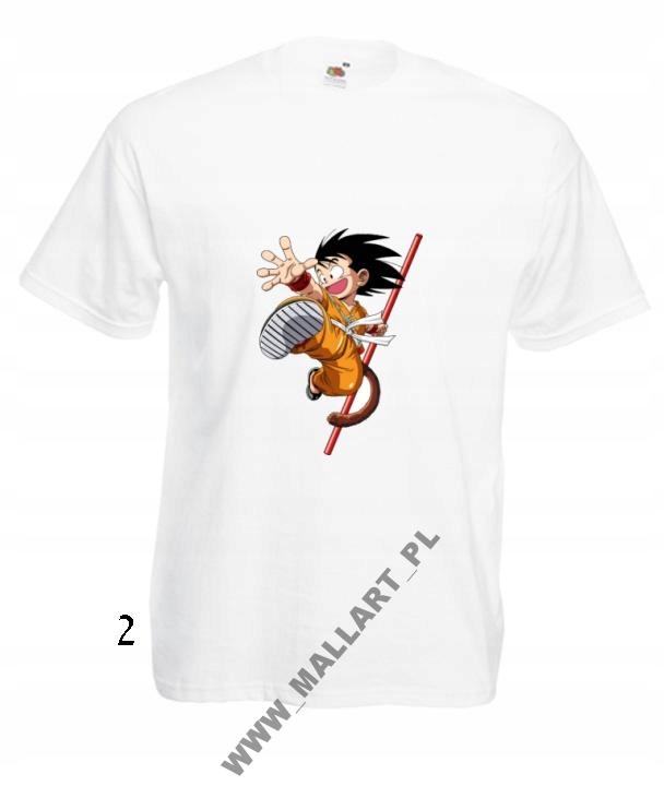 

Męska Koszulka Dragon Ball Anime Manga Wzory
