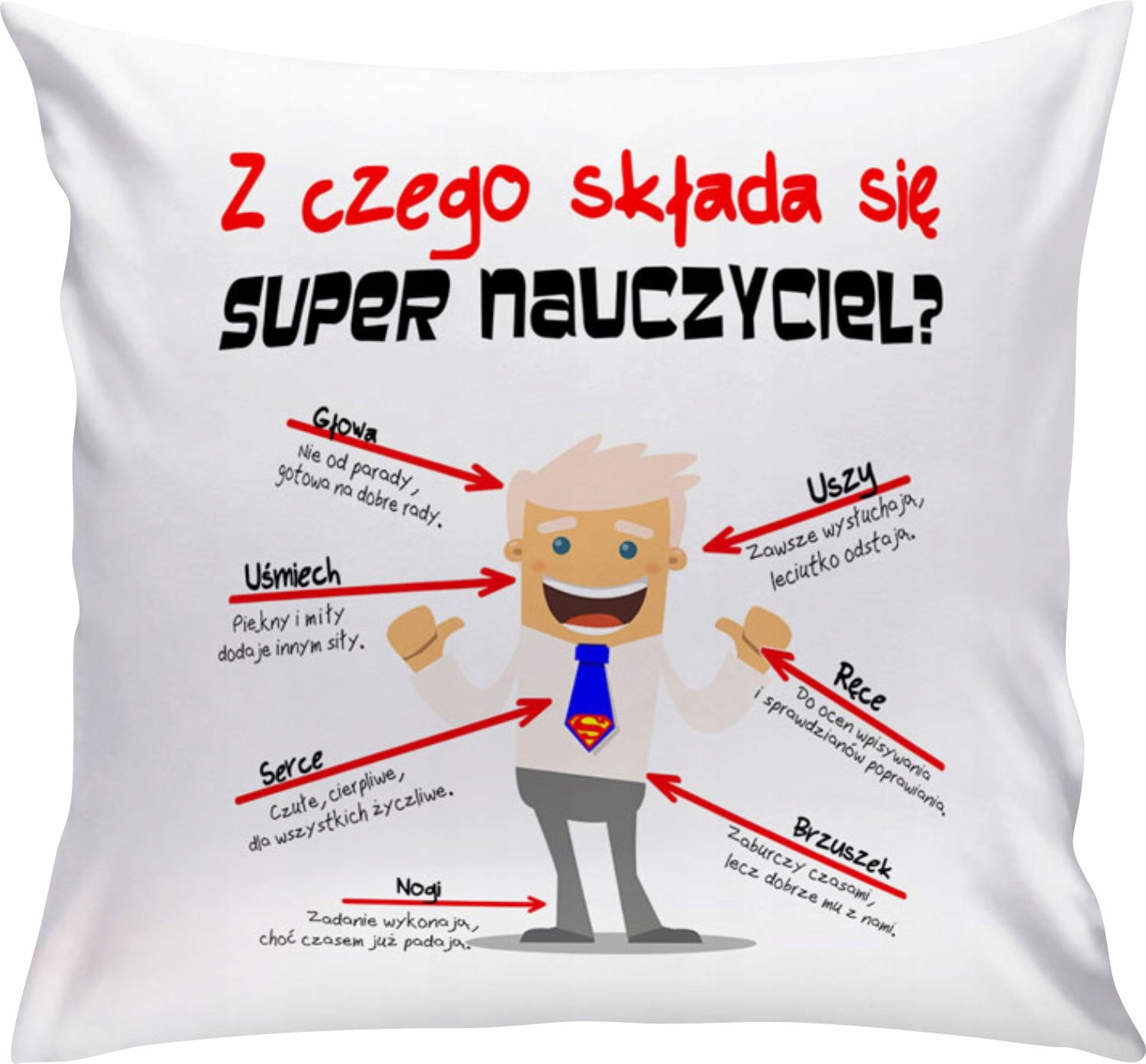 

Poduszka Dzień Nauczyciela Jasiek N67