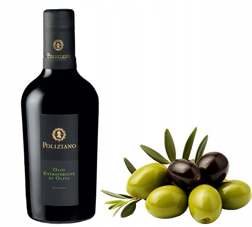 Olivový olej Poliziano z Itálie 500 ml Italský olej z Toskánska Leccino Moraiolo