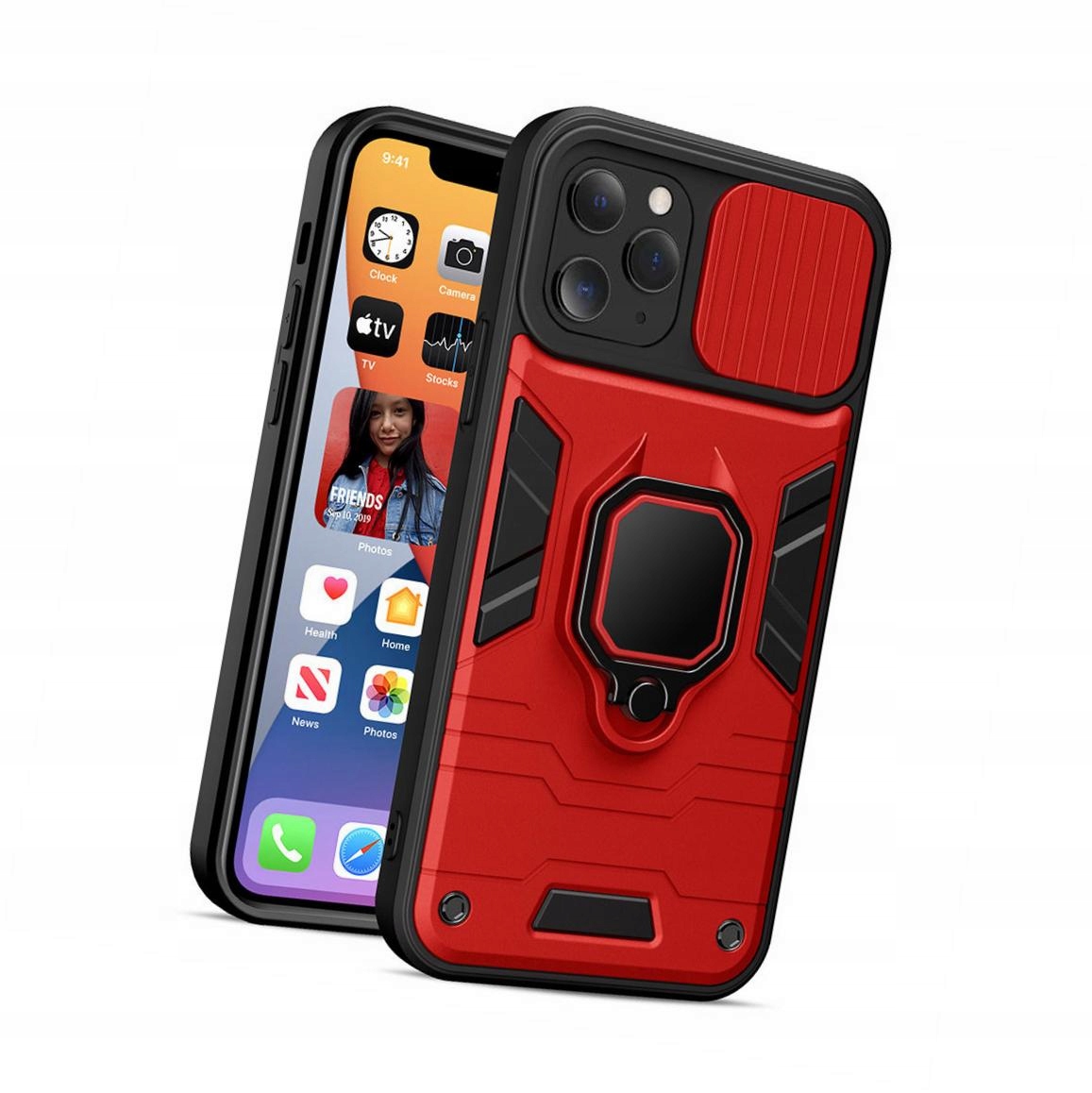 

Etui pancerne Ring Lens do iPhone 13