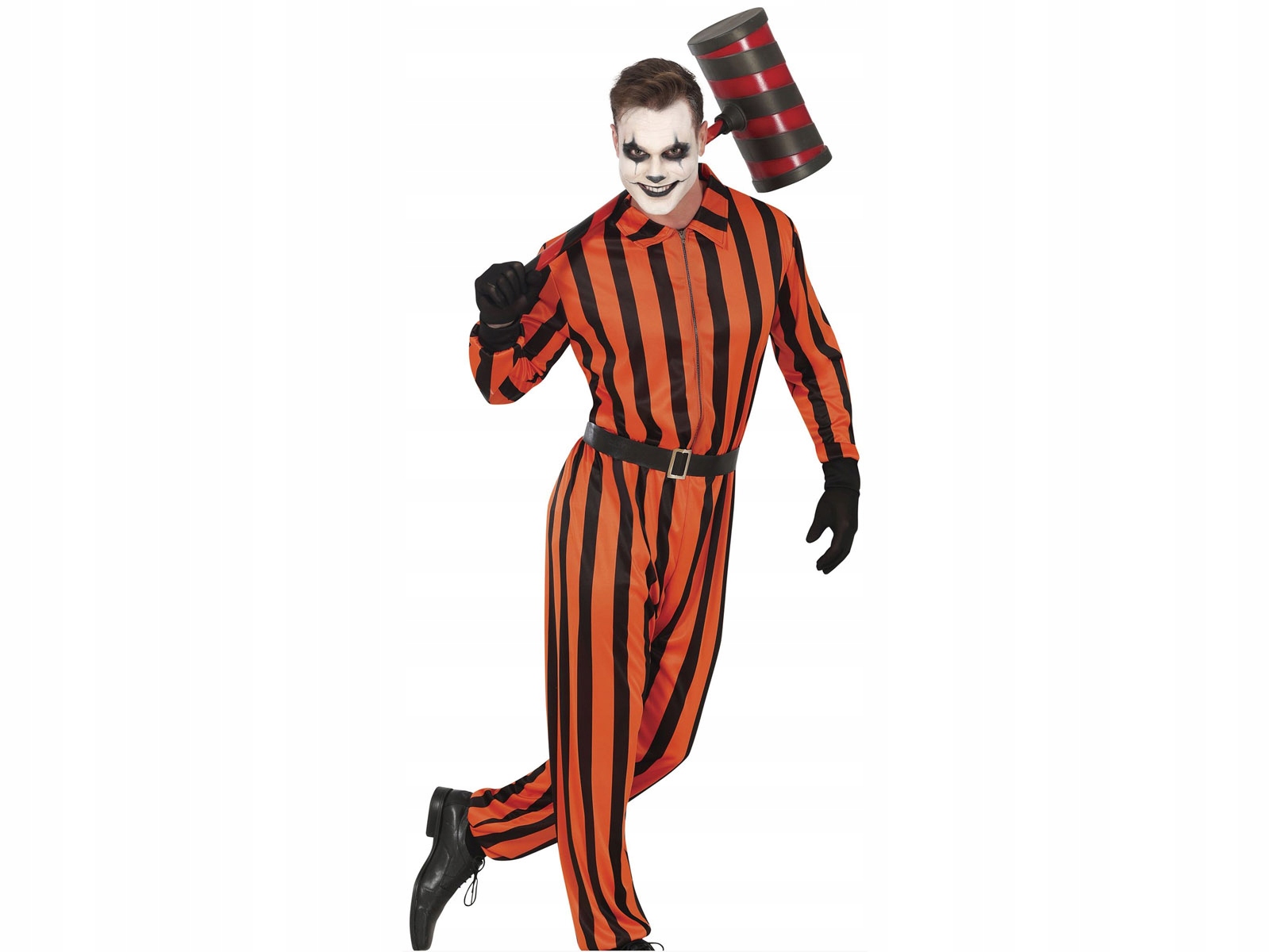 Karneval Kostým oranžové barvy, vel L, halloweenský klaun