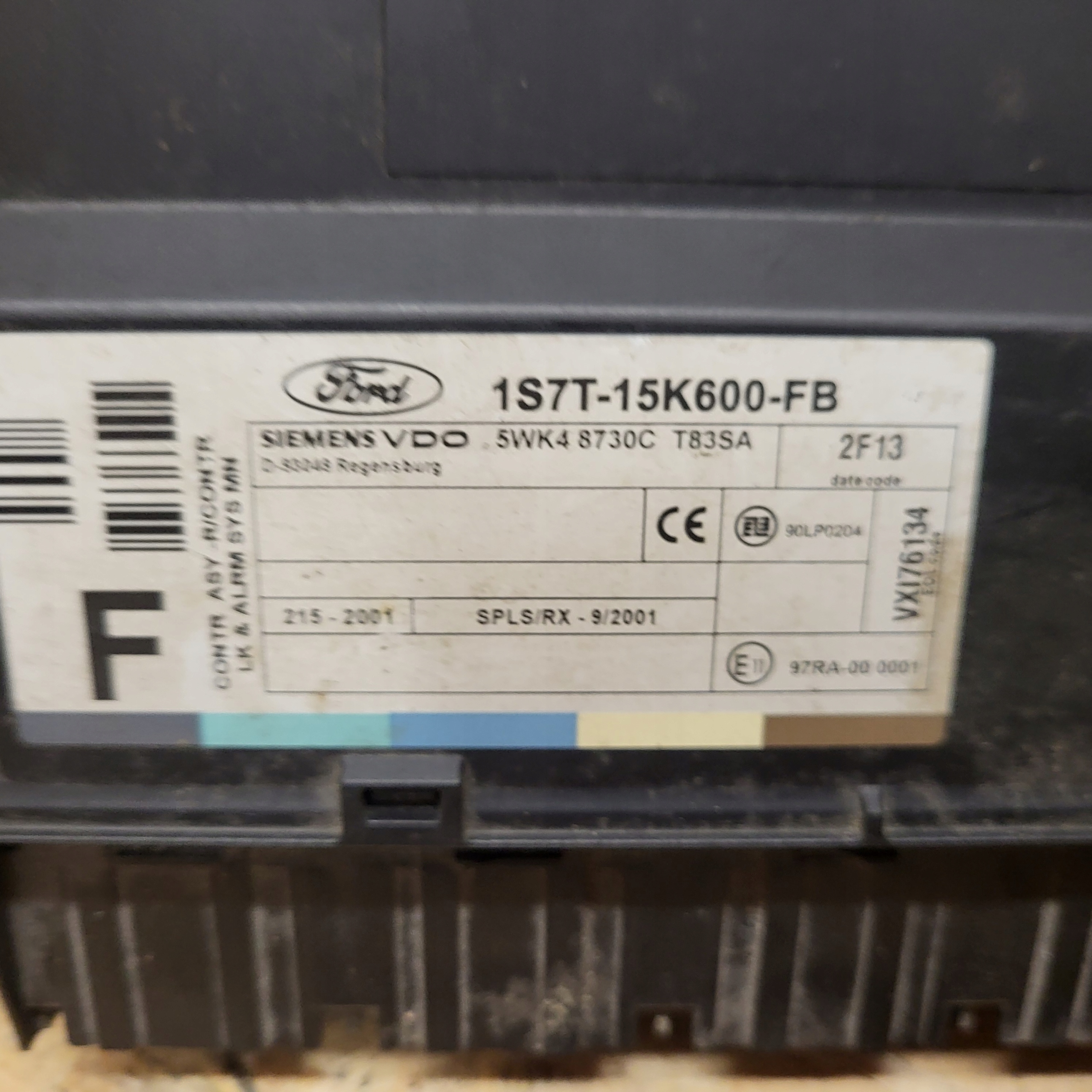 FORD FOCUS MK1 01-04 comfort control unit 1S7T-15K600-FB