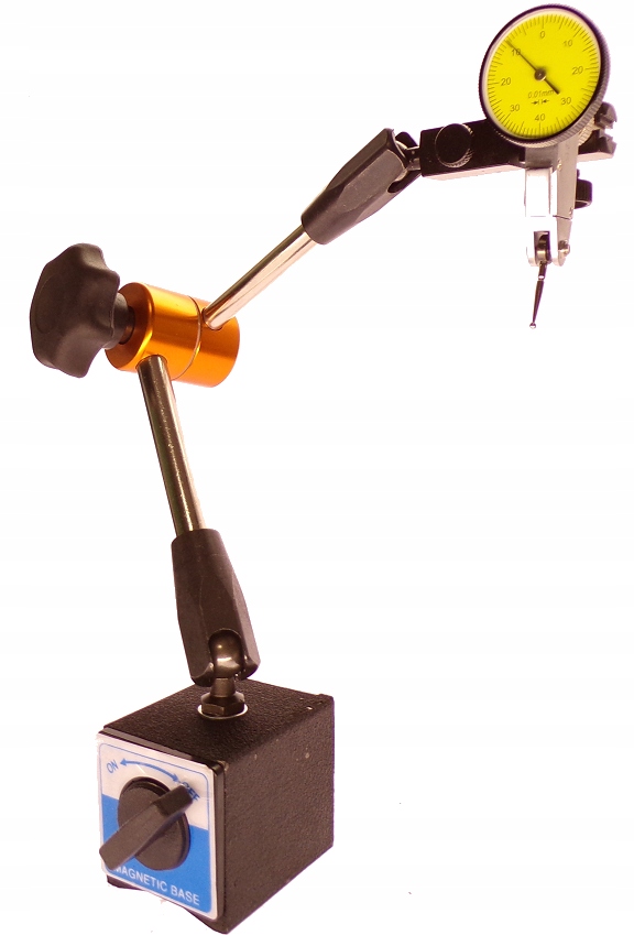 Czujnik Zegarowy Uchylny Diatest 0-0,8 0,01 Statyw Magnetyczny Podstawa