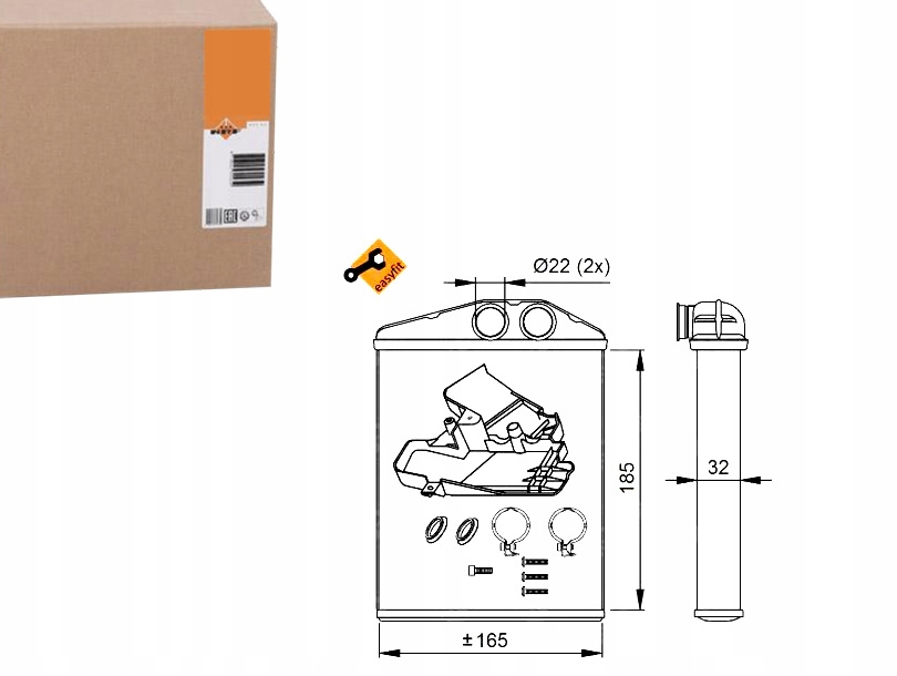 NRF54275 Ohřívač Opel Vectra C 04-/SIGNUM Asistent řidiče #33
