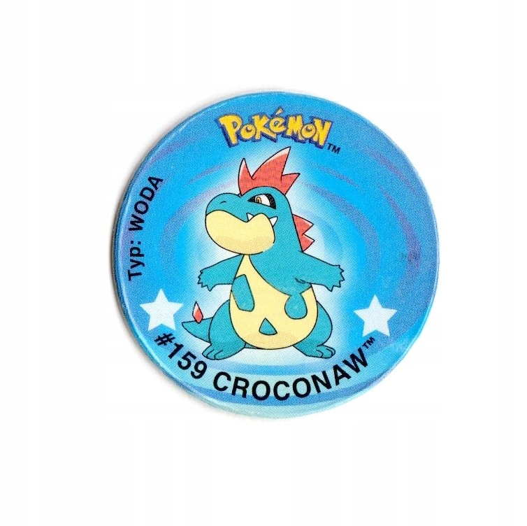 POKEMON TAZO Duo # 159 Croconaw Naklejka !