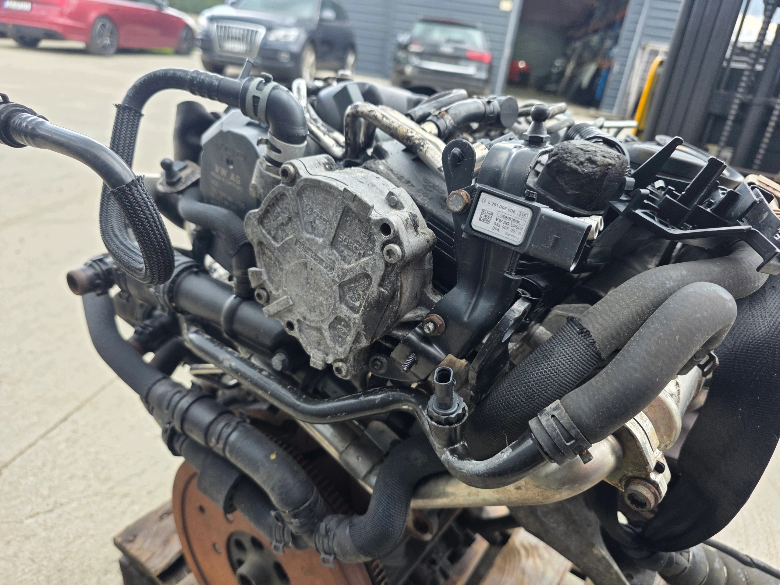 engine complete AUDI A4 B8 A5 A6 SEAT EXEO 2.0 TDI 170KM CAHA 159104KM *1