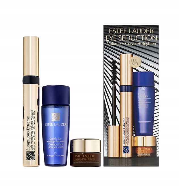 Estee Lauder SET Sumptuous Extreme tusz do rzęs+ płyn + krem pod oczy