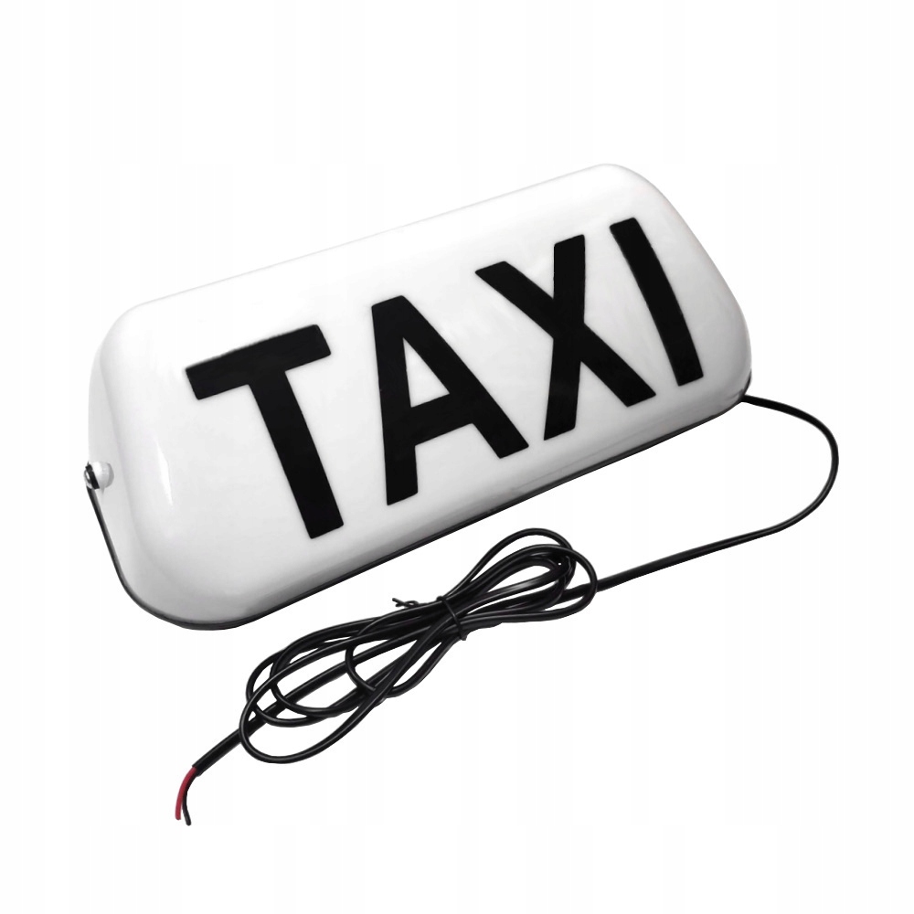 Kogut TAXI LED Gapa Kogut Lampa Sygnalizator Biała Podświetlana do Taksówki Producent części ST PARTS