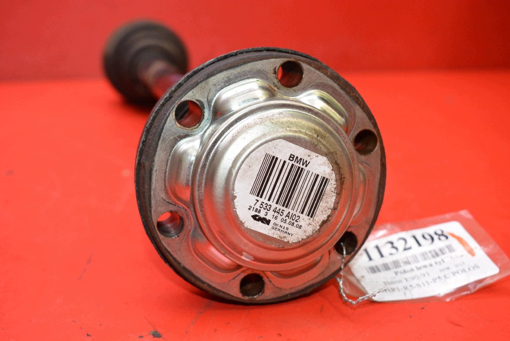 semi-axis left rear part MANUAL 7533445 BMW E90 E91 2.0 D 143 KM LIFT 08-13
