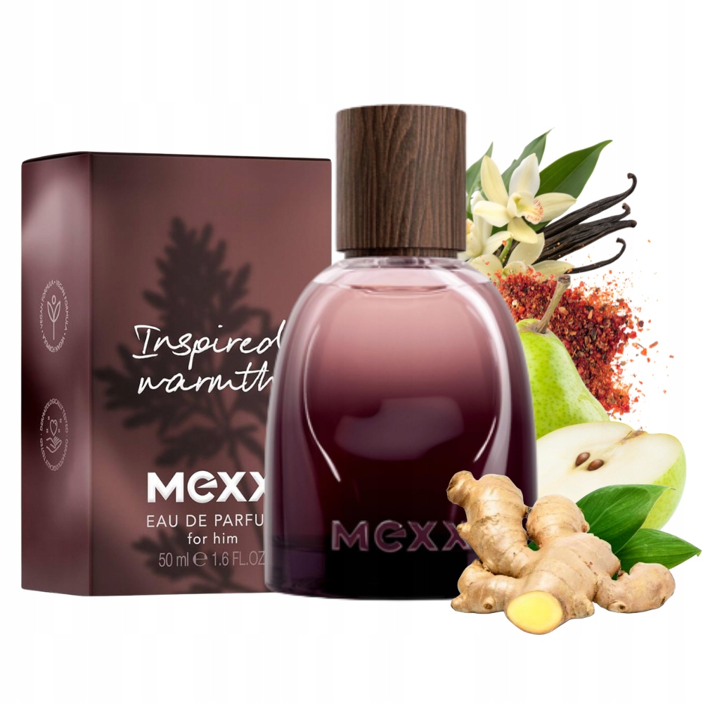 Pánská Parfémovaná Voda Mexx Inspired Warmth 50 ml Dřevitě-Ambrová