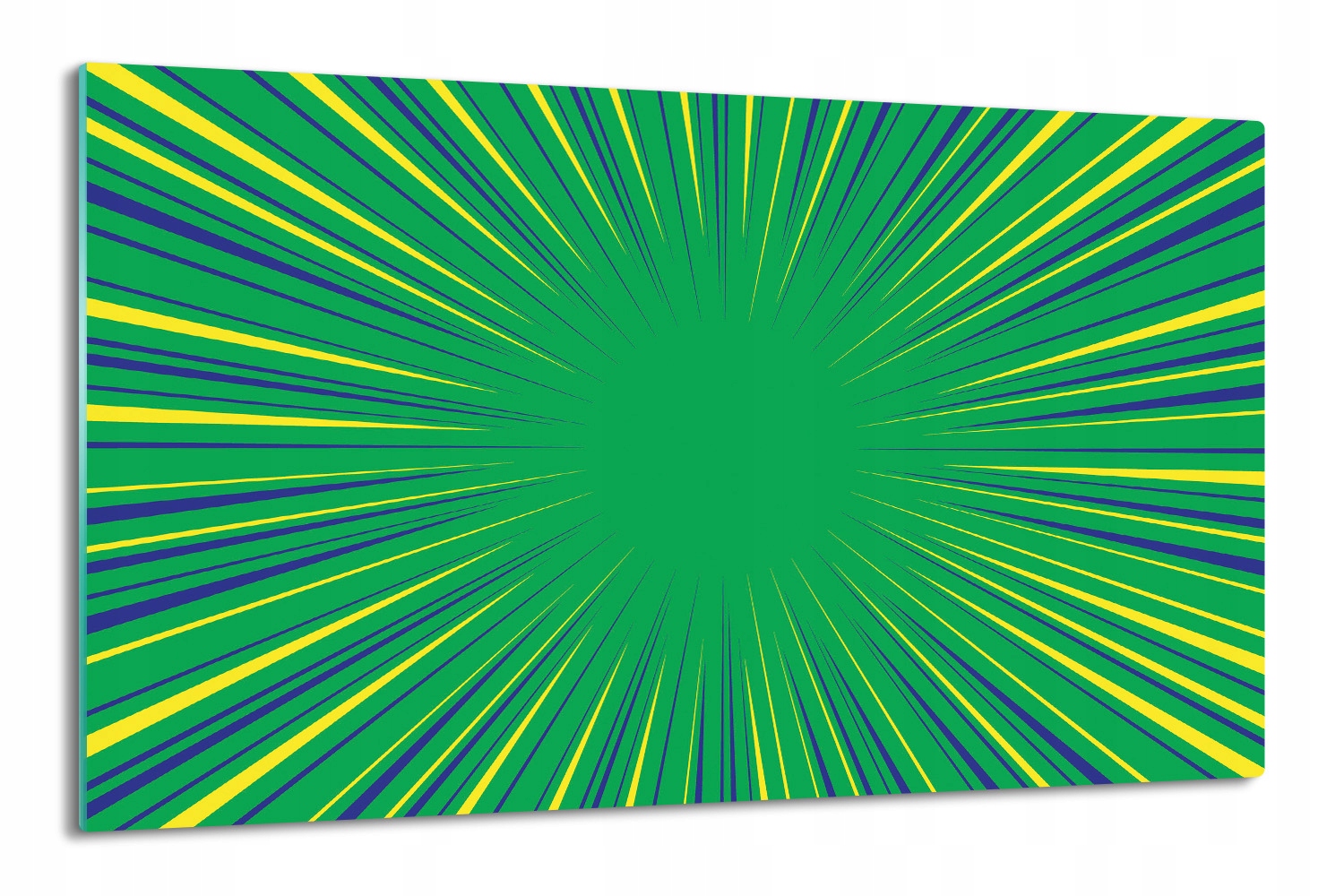 Krytka splashback do kuchyně 80x52 Radiální iluze 3D