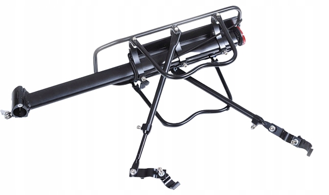 BAGAŻNIK ROWEROWY ALUMINIUM MOCNY TYLNY UNIWERSALNY 50KG NA ROWER Materiał dominujący aluminium