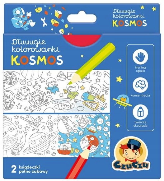 

Dłuuugie kolorowanki Kosmos kolorowanka CzuCzu