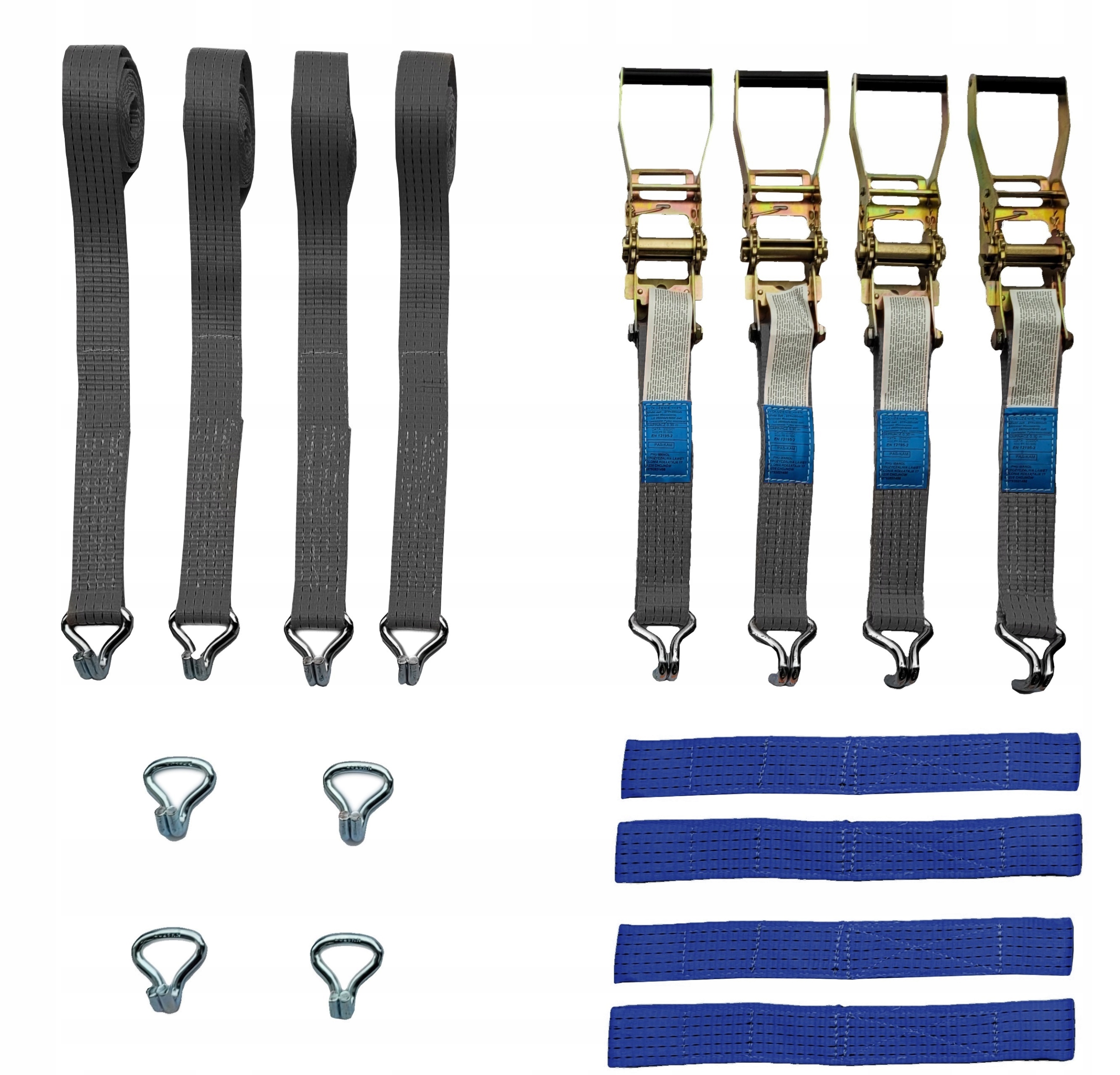 Přepravní pásy ramenní 4T/3M/50 mm Autopřepravník 3PKT