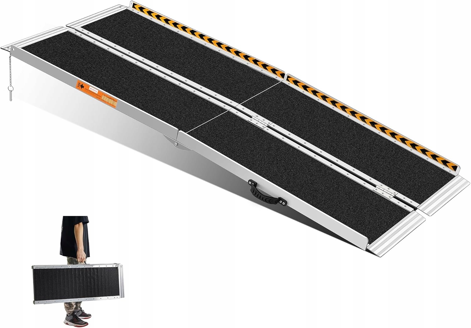 Rampa Na Příjezdovou Cestu Pro Invalidní Vozíky Motorových Kol, Hliníková, Skládací