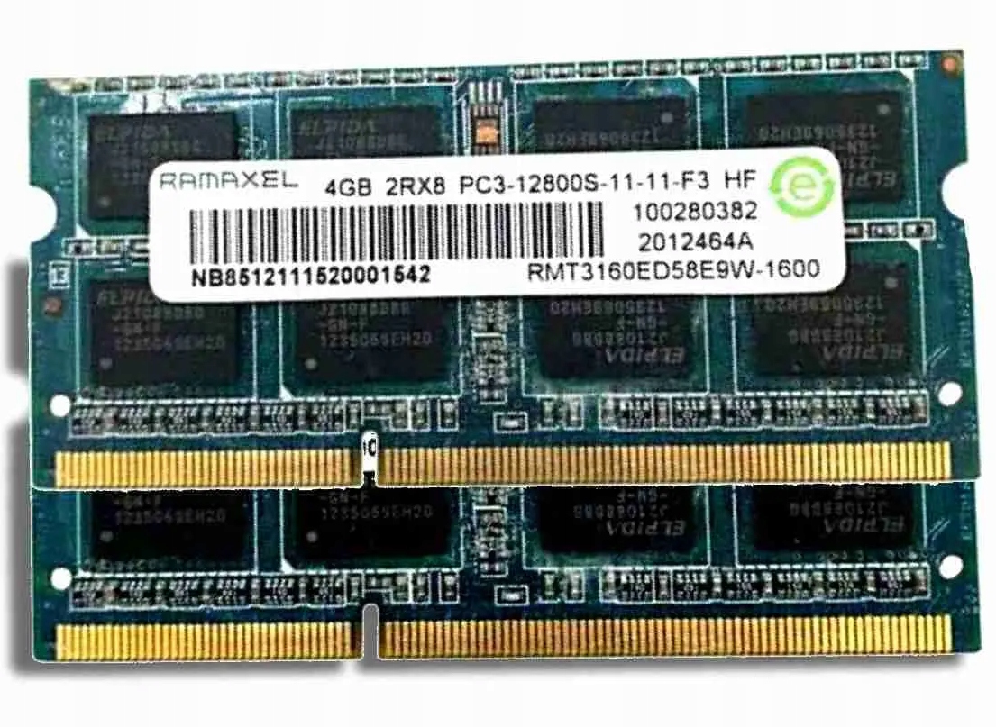 Ddr3 1600mhz Ramaxel 4gb DDR3 4GB 1RX8 PC3L-12800U 1600Mhz CL11