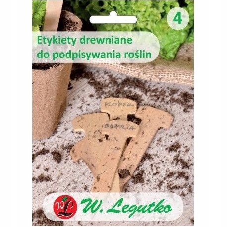 

Etykiety drewniane do opisu roślin 5szt
