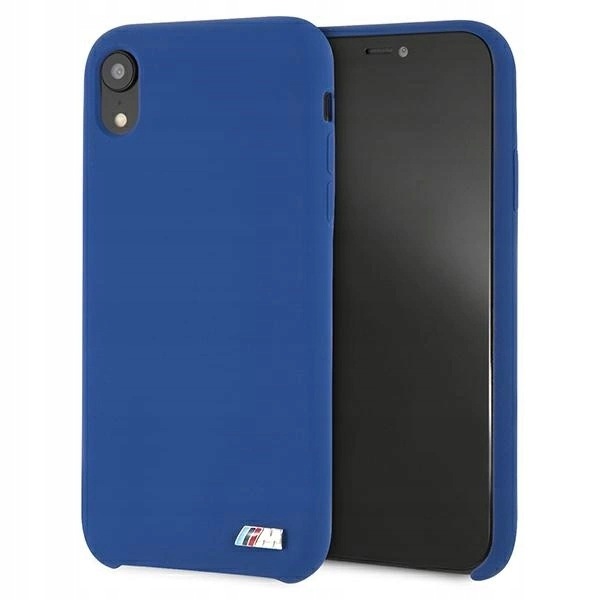 Etui Bmw Silicone M Collection na iPhone Xr niebieske