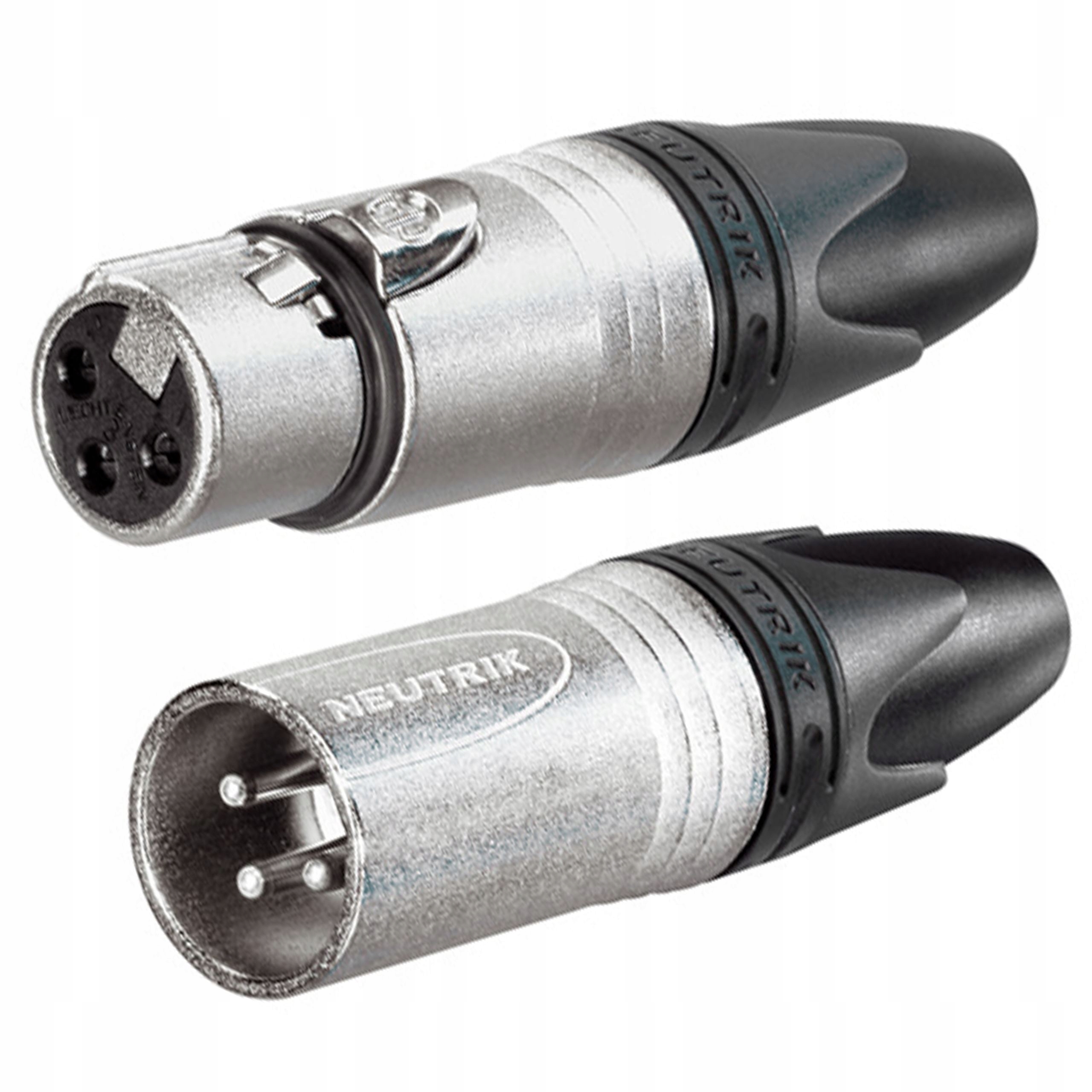 

Wtyki Xlr Męski Żeński Pro Neutrik NC3FXX NC3MXX