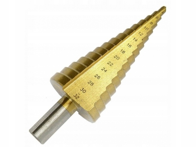 

Wiertło Stożkowe Stopniowe Hs Tytan 4-32MM Wiertła