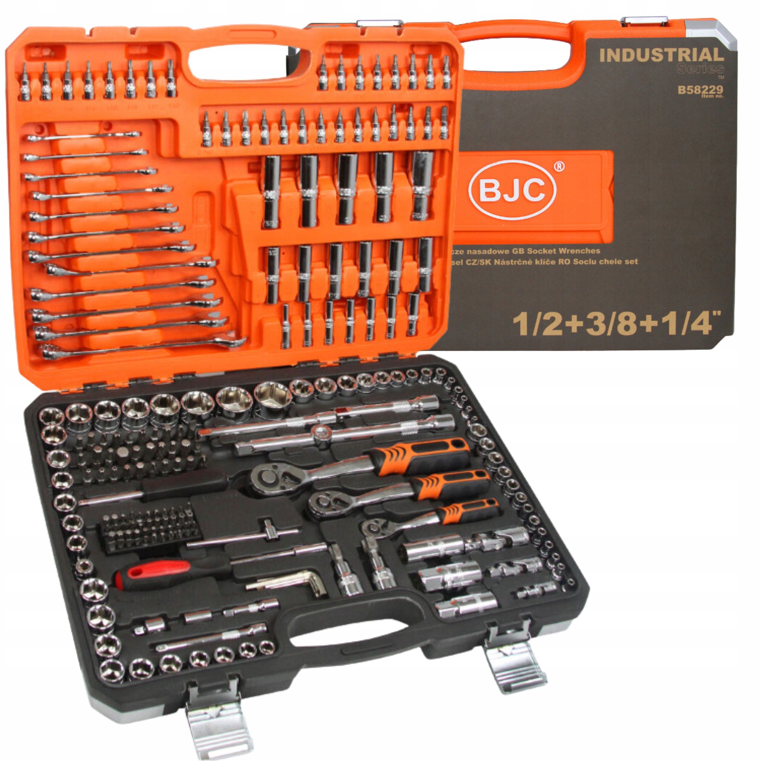 Sada Prémiových Nástrčných Kľúčov Torx, Kufrík, 216 Kusov Bjc