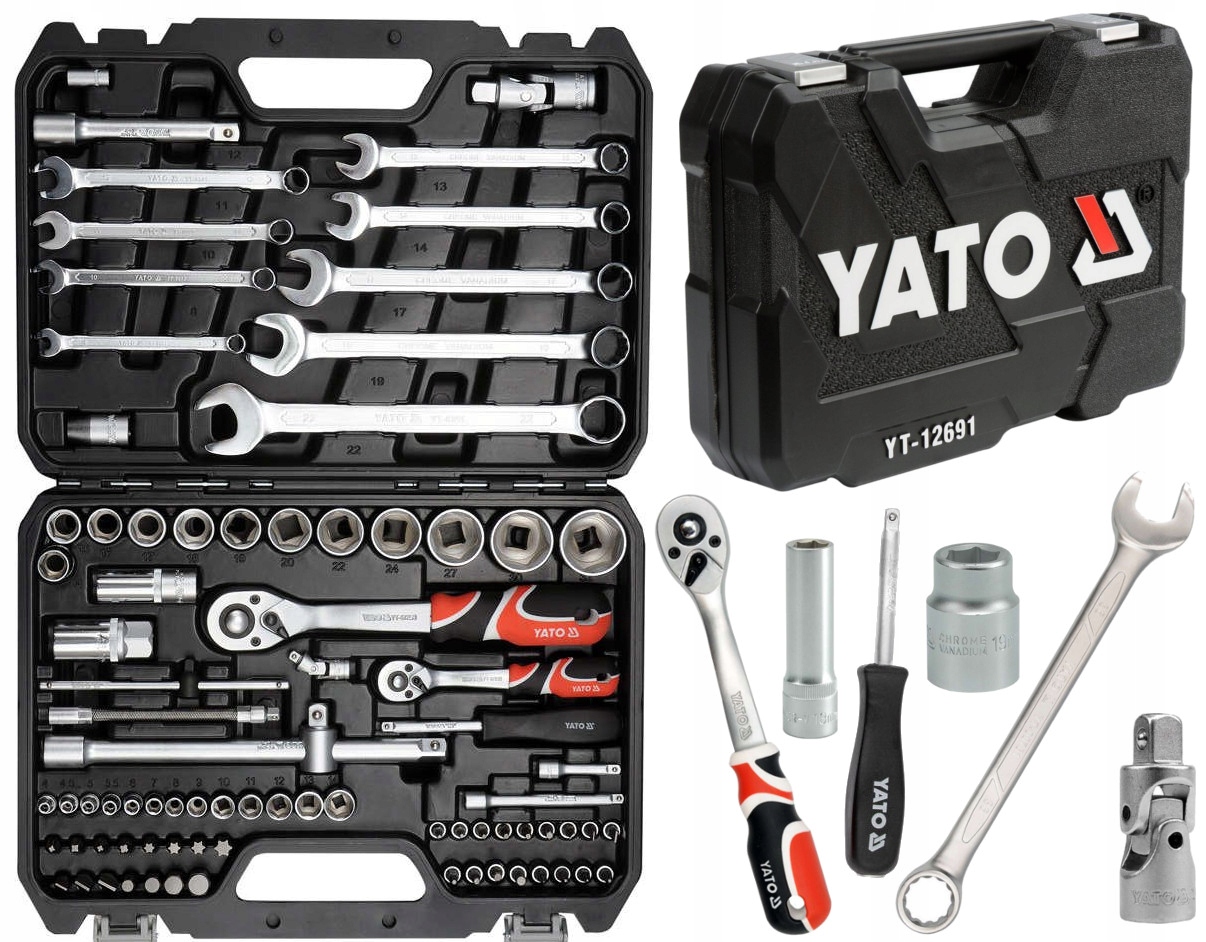 

Yato Zestaw Kluczy 1/2 1/4 Yato 82E YT-1269 +++