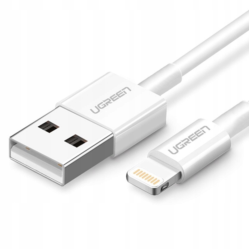 

kabel przewód Lightning Ugreen MFi Niklowany 2m