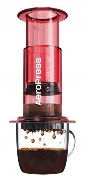 Aeropress Clear Červený