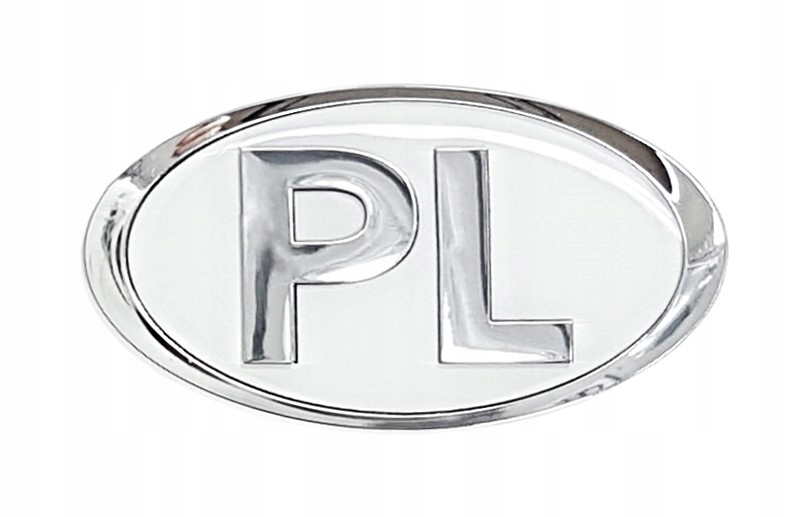 

Naklejka Elipsa 3D Emblemat "pl" Alu-bia