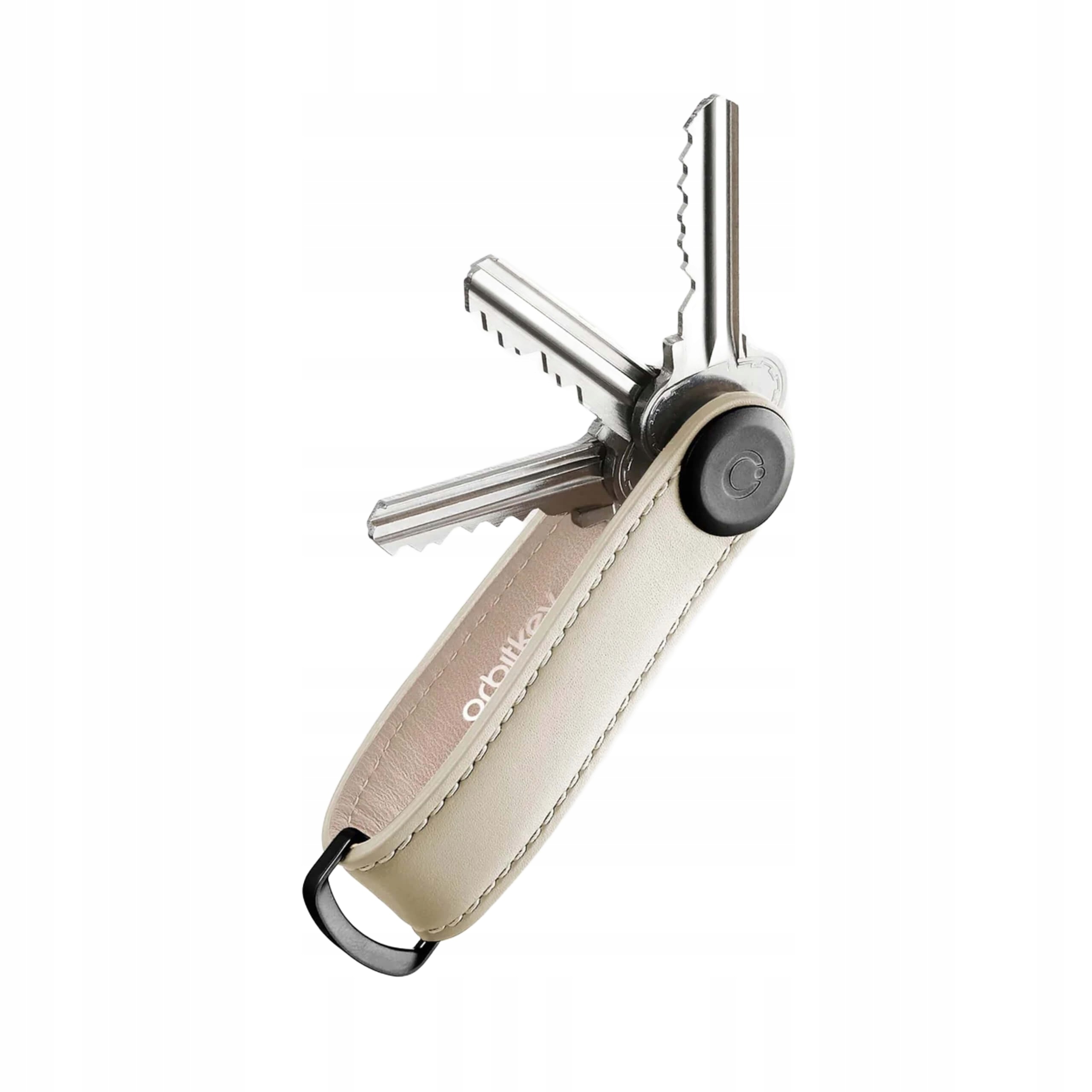 Orbitkey Key Organiser Leather Organizér na klíče Sand pískový