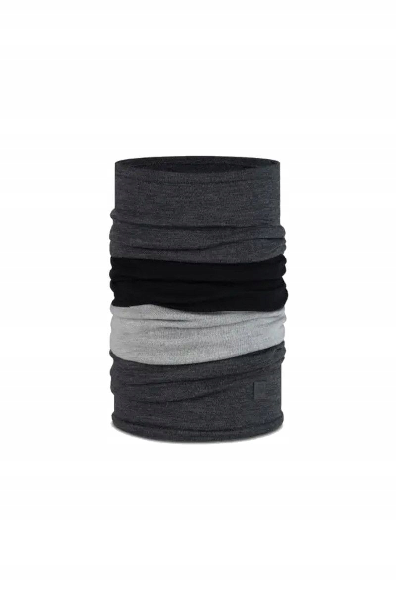 Buff Chusta wielofunkcyjna Merino Move Block Graphite uni