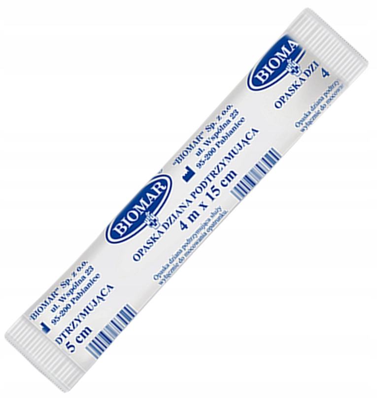 BANDAŻ OPATRUNKOWY OPASKA DZIANA 15cm x 4m